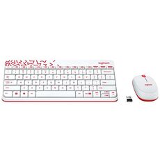 Set tastiera e mouse wireless Logitech MK240 Nano (bianco)