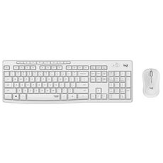 Logitech MK295 Set mouse tastiera silenziosa USB wireless (bianco)