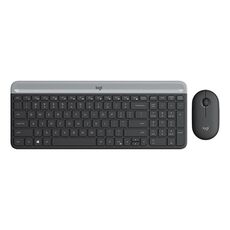 Logitech MK470 Set mouse tastiera wireless silenzioso (nero)