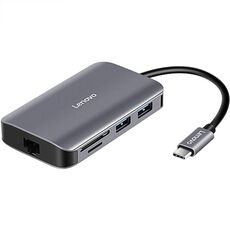 Hub convertitore multifunzione Lenovo F1-C08 8 in 1 da tipo C / USB-C a HDMI