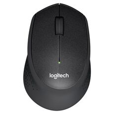 Mouse ottico senza fili Mute Logitech M330 con ricevitore micro USB (nero)