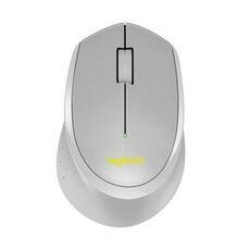 Mouse ottico muto wireless Logitech M330 con ricevitore micro USB (grigio)