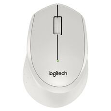 Mouse ottico muto wireless Logitech M330 con ricevitore micro USB (bianco)