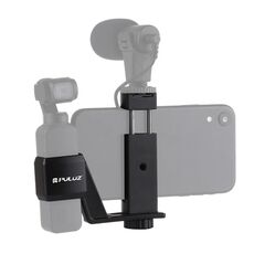 Supporto per morsetto per telefono in metallo PULUZ + staffa per supporto fisso di espansione per DJI OSMO Pocket