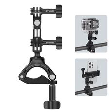 PULUZ Supporto per staffa per bici da ciclismo con morsetto per telefono per telefono e fotocamera sportiva