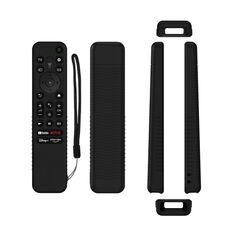Y56 Custodia protettiva anticaduta in silicone per telecomando vocale per Sony RMF-TX800U/C/P/T/900U (nero)