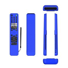 Per Sony RMF/MG3-TX520U Y52 Custodia protettiva in silicone anti-caduta per telecomando vocale (blu)