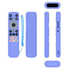 Per TCL RC902N FMR1 Y47 Custodia in silicone anti-caduta per telecomando TV (blu luminoso)