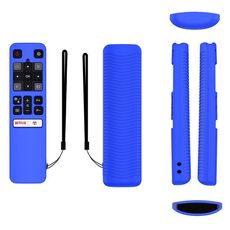 Per TCL RC802V FMR1 FNR1 Y40 Telecomando TV Custodia protettiva in silicone anti-caduta (blu)