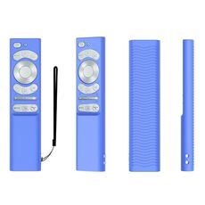 Cover in silicone per telecomando Samsung Smartone3 TM1990C BN59-01357 Y34 (blu luminoso)