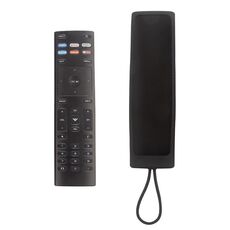 Per Vizio XRT136/XRT140 Custodia in silicone per telecomando da 2 pezzi (nero)