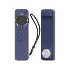 Custodia protettiva in silicone per telecomando Apple TV Siri Remote 2/3 AhaStyle PT165 (blu)