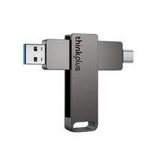 Unità flash con rotazione doppia interfaccia USB 3.2 e tipo C Lenovo Thinkplus MU110, dimensioni: 32 GB (grigio)