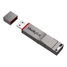 Disco U a stato solido con doppia interfaccia USB 3.2 e tipo C Lenovo Thinkplus TU280PRO, dimensioni: 1T (grigio scuro)