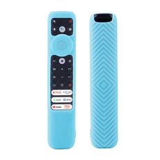 20,9 x 4,3 x 1,7 cm per custodia protettiva per telecomando TCL RC902V FMR1/FAR2/FMR4 coperture antiurto in silicone universale (blu luminoso)