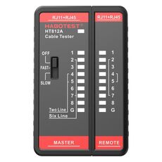HABOTEST HT812A 2 in 1 Tester di linea di rete per linea telefonica
