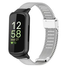 Cinturino per Fitbit Inspire 3 xDfind con fibbia in metallo milanese (argento)