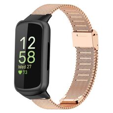 Cinturino per Fitbit Inspire 3 xDfind con fibbia in metallo milanese (oro rosa)