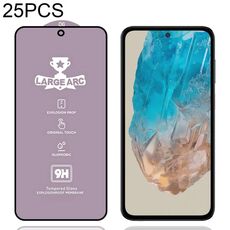 Per Samsung Galaxy M35, 25 pellicole in vetro temperato ad arco largo in alluminio 9H da 0,4 mm