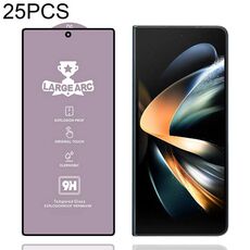 Per Samsung Galaxy Z Fold4, 25 pellicole in vetro temperato ad arco largo in alluminio 9H da 0,4 mm