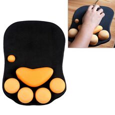 Tappetino per mouse MONTIAN in silicone antiscivolo a forma di artiglio di gatto lento e morbido