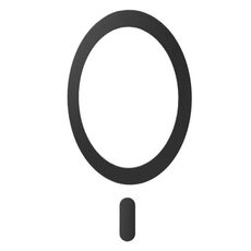 Anello magnetico di ricarica wireless Kalebol con ventosa in lamiera di ferro e pezzo magnetico (anello nero con coda)