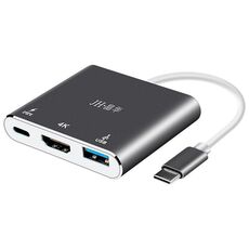 Convertitore docking station HUB multifunzione JINGHUA Z321, interfaccia: da tipo C a HDMI+PD+USB