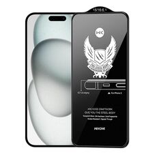 Per iPhone 16/15 WK WTP-012 KinKong Pellicola in vetro temperato curvo 9H 4D per la privacy da 0,25 mm