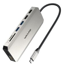 Wavlink UMD302 Type-C a Multiport Dual 4K HDMI HUB Triple Monitor 12-in-1 Docking station per laptop