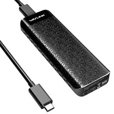 Wavlink UTE02 Thunderbolt 3 NVME M.2 Solid State Leather Metal SSD Box per disco rigido esterno