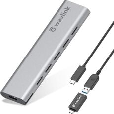 Wavlink ST338C M.2 NVMe SSD PCIE UASP Chiave M NGFF SATA USB-C SDD Hard Disk Box Adapter