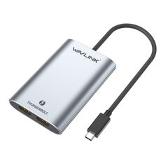 WAVLINK WL-UTA02H Convertitore extender multi-schermo Adattatore da Thunderbolt 3 a doppio HDMI