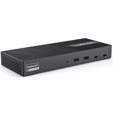 WAVLINK UG69PD25 Pro 100W PD Charging Triple 4K Display Laptop Docking Station, Spina: Spina UE