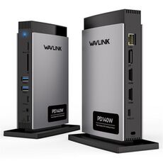 WAVLINK WL-UMD26 11 in 1 140W PD 3.1 USB-C 8K Displayport Stazione di ricarica