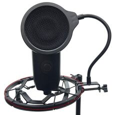 TEYUN PS-3 MICROFONO MICROFONO LIVE REGISTRAZIONE RIDUCCIO RUDUTTORE BLOCCOUT (nero)