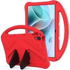 Per Motorola Moto Tab G70 EVA Shockproof Tablet Case con supporto (rosso)