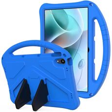 Per Motorola Moto Tab G70 EVA Shockproof Tablet Case con supporto (blu)