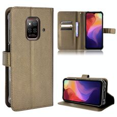 Per Ulefone Power Armature 14/1 14 Pro Texture Diamante Telefono Telefono (Brown)