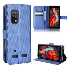 Per Ulefone Armor X10 / X10 Pro Diamond Texture in pelle Custodia (blu)