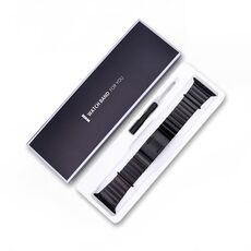 10 pezzi inserisci scheda blister watch cinghia pacchetto universale (scatola nera+supporto interno bianco)