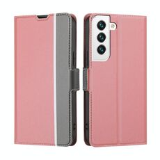 Per Samsung Galaxy S22 5G Twill Texture Latero Pulsante Telefono (Pink)