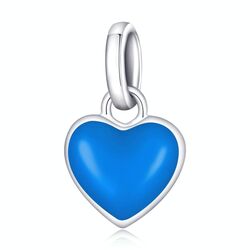 S925 Accessori per la collana del braccialetto fai -da -te a sospensione in argento sterling (blu)