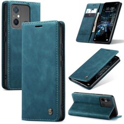 Per Xiaomi Redmi 11A / 12C CaseMe 013 Custodia multifunzionale orizzontale in pelle con vibrazione (blu)