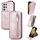 Per Samsung Galaxy S21 Ultra Zipper Wallet Vertical Flip Leather Case (Pink) Per Samsung Galaxy S21 Ultra Zipper Wallet Vertical Flip Leather Case (Pink)