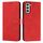 Per Samsung Galaxy S22 Skin Feel Tean Metle Pelle Telefono Custodia (rosso) Per Samsung Galaxy S22 Skin Feel Tean Metle Pelle Telefono Custodia (rosso)