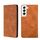 Per Samsung Galaxy S22 5G SHEAD MAGNETIC Orizzontale Flip Leather Case (marrone chiaro) Per Samsung Galaxy S22 5G SHEAD MAGNETIC Orizzontale Flip Leather Case (marrone chiaro)