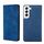 Per Samsung Galaxy S22 5G SHEAD MAGNETIC Orizzontale Flip Leather Case (blu) Per Samsung Galaxy S22 5G SHEAD MAGNETIC Orizzontale Flip Leather Case (blu)