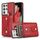 Per Samsung Galaxy S21 Ultra 5G Custode del portafoglio per il portafoglio di cavaliere (Red) Per Samsung Galaxy S21 Ultra 5G Custode del portafoglio per il portafoglio di cavaliere (Red)