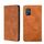 Per Asus Zenfone 8 Skin Feel Magnetic Flip Leather Telefono (marrone chiaro) Per Asus Zenfone 8 Skin Feel Magnetic Flip Leather Telefono (marrone chiaro)
