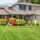 Halween Spider Web Triangle Net Decoration Outdoor Decoration, dimensioni: 5m x4,8 m